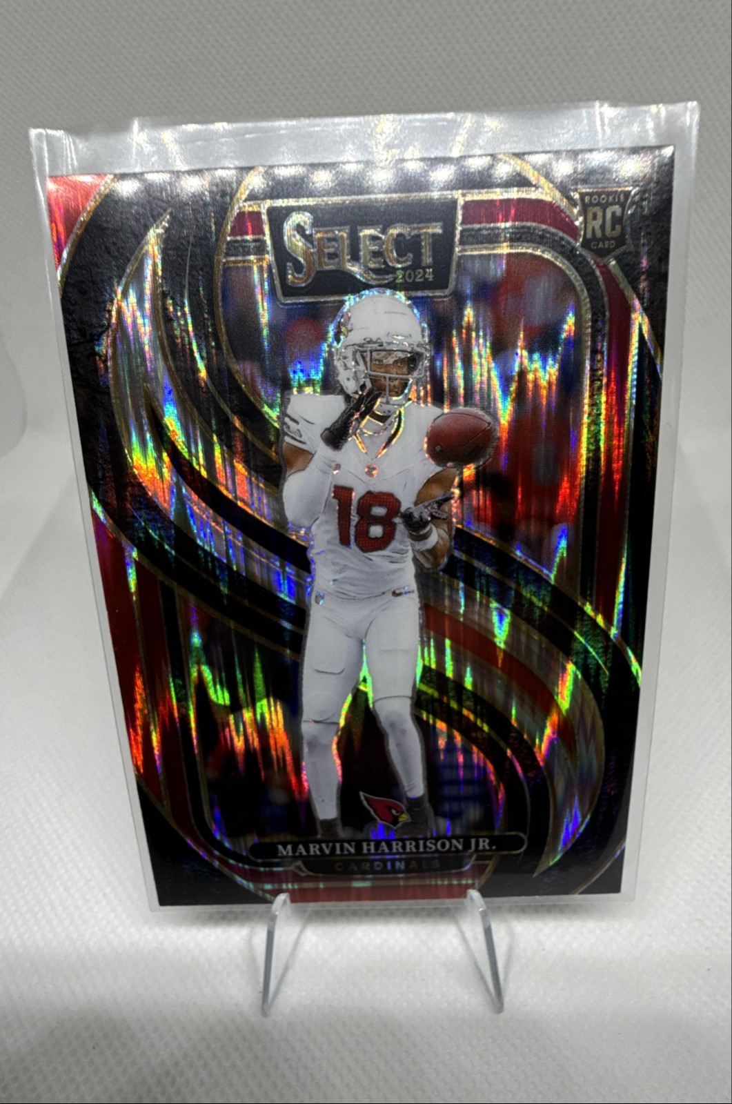 2024 Panini Select - Premier Level Marvin Harrison Jr. #115 Black & Red Shock