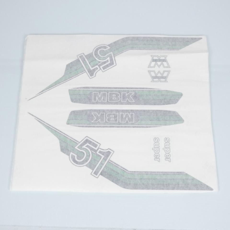 Sticker vert noir CGN MBK 50 pour restaurer votre mobylette de collection