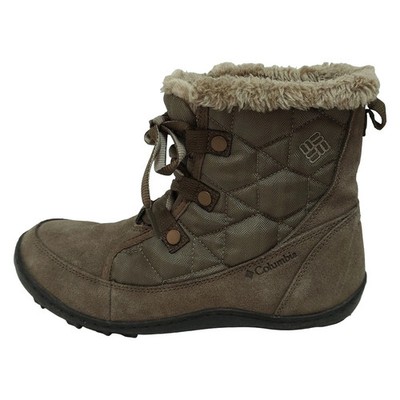 columbia - Light Brown Khaki Suede Nylon Women's Boots