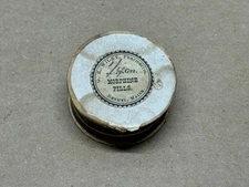 Antique Cardboard Pill Box - Morphine - G.R. Wiley Bethel Maine, Medicine Bottle
