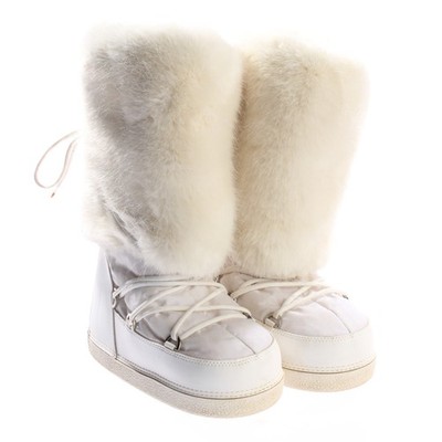 Karl Lagerfeld Winterboots 38 EUR Weiß Sehr gut
