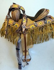 12" Sunflower Accents Barrel Show Saddle Only Or Choice of Horse Headstall BP