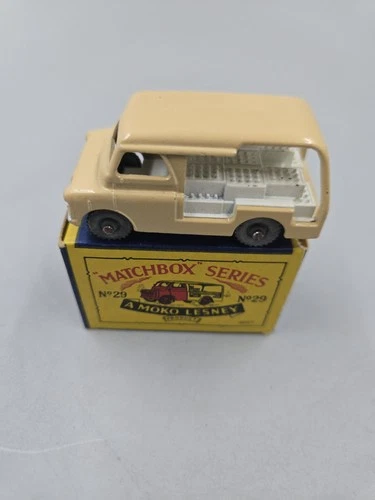 Vintage Matchbox Lesney #29 Bedford Milk Delivery Van With Metal Wheels In...