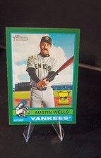 2025 Topps Heritage - High Number SP Austin Wells #441 Dark Green Border