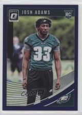 2018 Donruss Optic Rookies Purple Prizm 17/50 Josh Adams #146 0c2