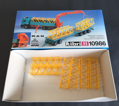 kibri 10986 Karton und Restteile ''Ladegut'' H0 1:87