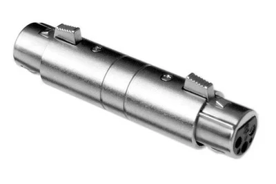 AMPHENOL AC3F3FW ADAPTATEUR XLR FEMELLE FEMELLE NA3FF - Photo 1/4
