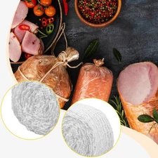 2 Pieces Meat Netting Roll Ham Roast Sausage Nylon Rope Cooking Butchers