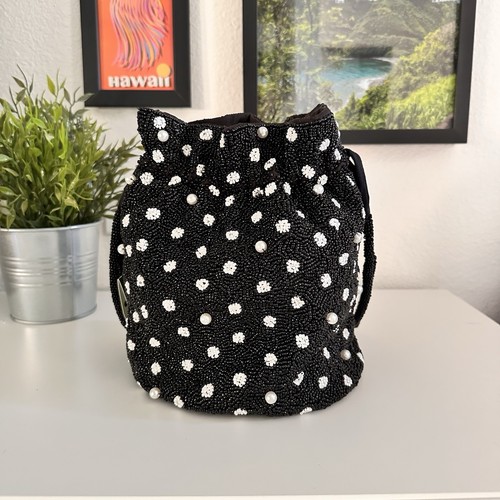 Kate Spade Bucket Bag Perlen gepunktet Kordelzug - Kate Spade New York x Target - Bild 3 von 4