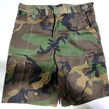 Green Camouflage Cargo Shorts, New Boys Large 12-14