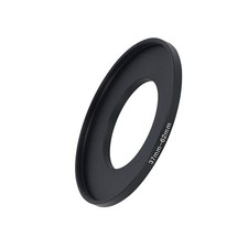 Black Aluminum 37mm-62mm Step-Up Filter Adapter Ring for UV CPL ND Lenses