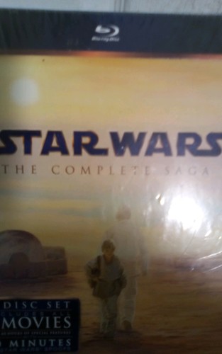 Star Wars The Complete Saga 9 Blu-ray DVD Set Collection 1-6 Movie+3 ...