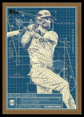 2024 Topps Superstar Blueprint Gold Bryce Harper 67/75 #SB-4