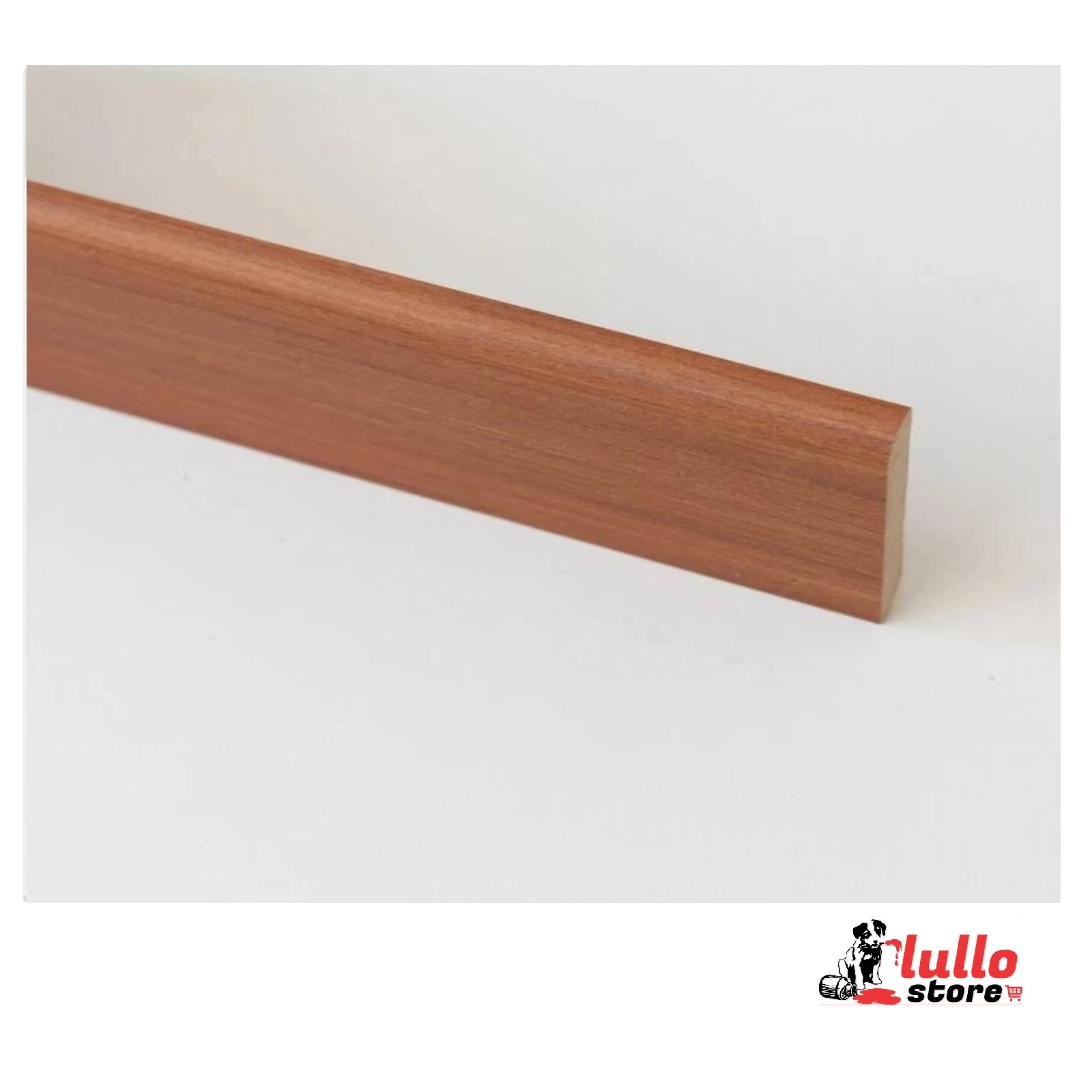 Battiscopa in MDF Liscio 70X10MM Lunghezza 240cm Colore CILIEGIO Box da 10 pezzi