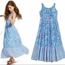 Lilly Pulitzer For Target Girl's size Medium My Fans Maxi Dress
