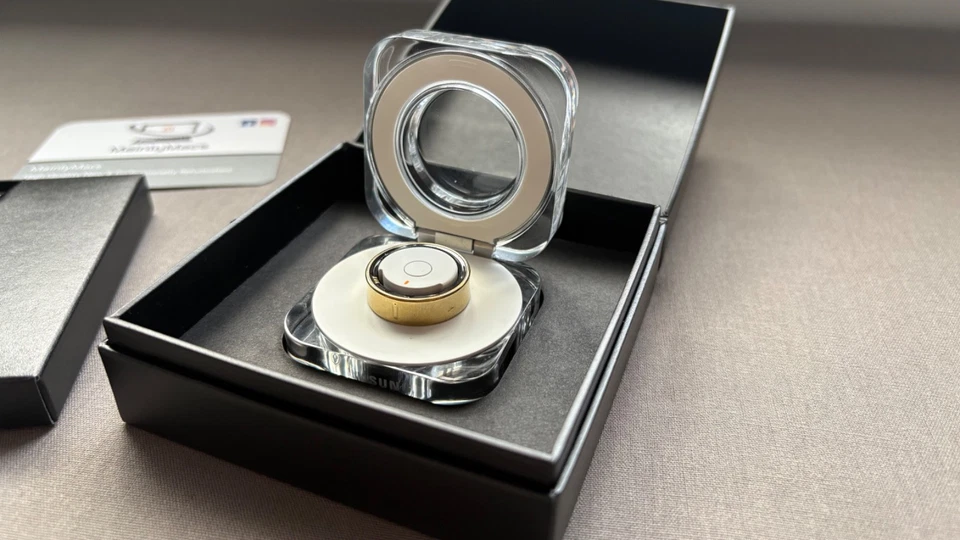 Samsung Galaxy Smart Ring - Titanium Gold - Gesundheitstracker - verschiedene Größen - Bild 4 von 4