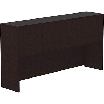 Lorell Essentials Espresso Laminate 4-door Hutch (llr-18214) (llr18214)