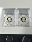 1997-S Silver and 1997-S Clad Proof Washington Quarter 25c