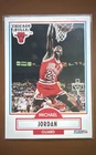 1990-91 Fleer - Michael Jordan #26 Black Line Above Biographical Information
