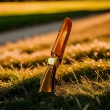 Vintage Western 11” Fish Fillet Knife S-W766 With Original Leather Sheath