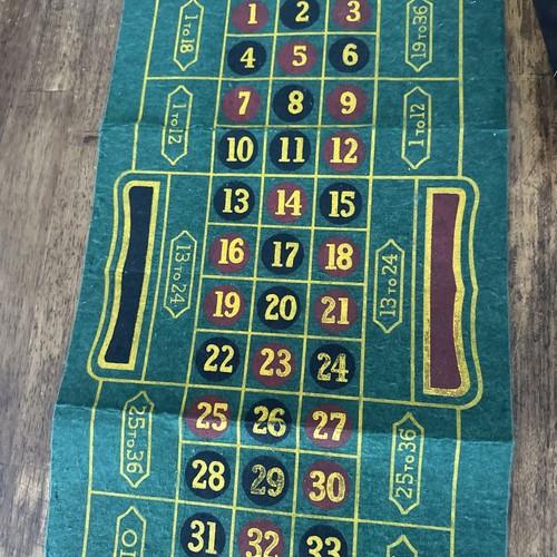 Set Roulette Vintage E.S. Lowe Gioco 1941 Completo - Foto 5 di 12