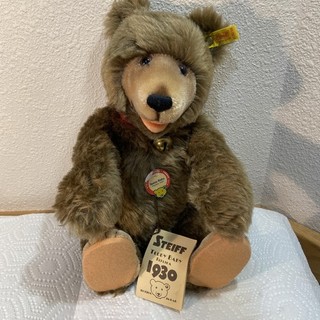 Vintage Steiff Teddy Baby Replica 1930 Bear Button In Ear With Tags Plush Toy