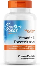 Doctor's Best Vitamin E Tocotrienols contains TocoGaia ULTRA™ bioenhanced... 