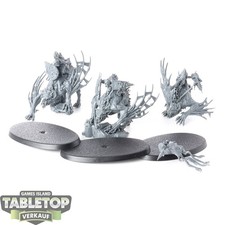 Flesh-eater Courts - 3 Morbheg Knights - unbemalt