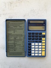 Texas Instruments Math Explorer Calculator w/ Cover  Index Card