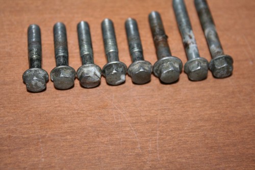 1993 Honda CR250R Clutch Inner Cover Mounting Bolts OEM 93 A - Picture 3 of 3