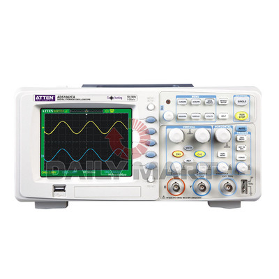 NEW Atten ADS1062CA Digital Oscilloscope 60MHz 1GSa/S 2 CH Digital 100-240VAC