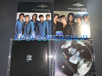 Shinhwa 4th Album Hey, Come On! Autographed Signed CD Booklet