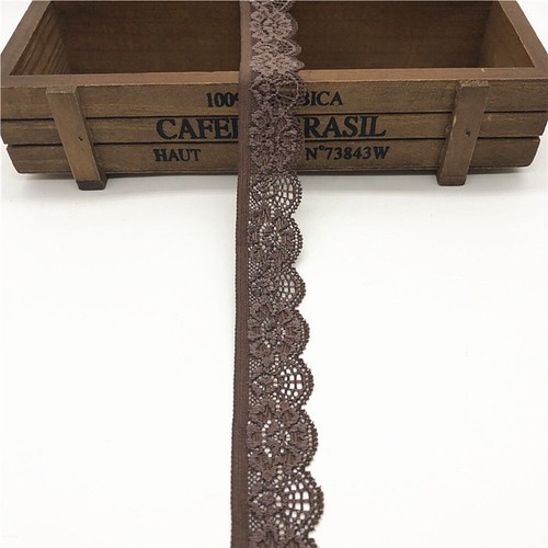 5 yardas banda elástica de encaje adornos elásticos cinta hágalo usted mismo ropa interior ropa borde guipure - Imagen 19 de 38
