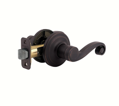 Kwikset Lido Venetian Bronze Passage Door Lever #720ll 11p CP for