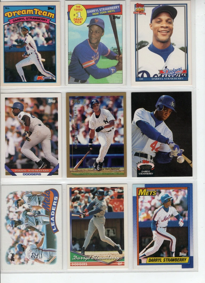 DARRYL STRAWBERRY BASEBALL CARD LOT OF 156 CARDS EX/NM | eBay