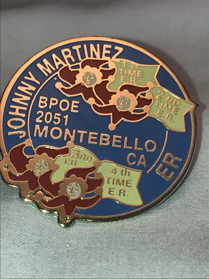 BPOE Montebello CA. Elk Johnny Martinez A Four Time E.R. You Are The Man Johnny!