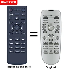 For 04-16 TOYOTA LEXUS REAR ENTERTAINMENT SYSTEM DVD Remote Control 86170-45020