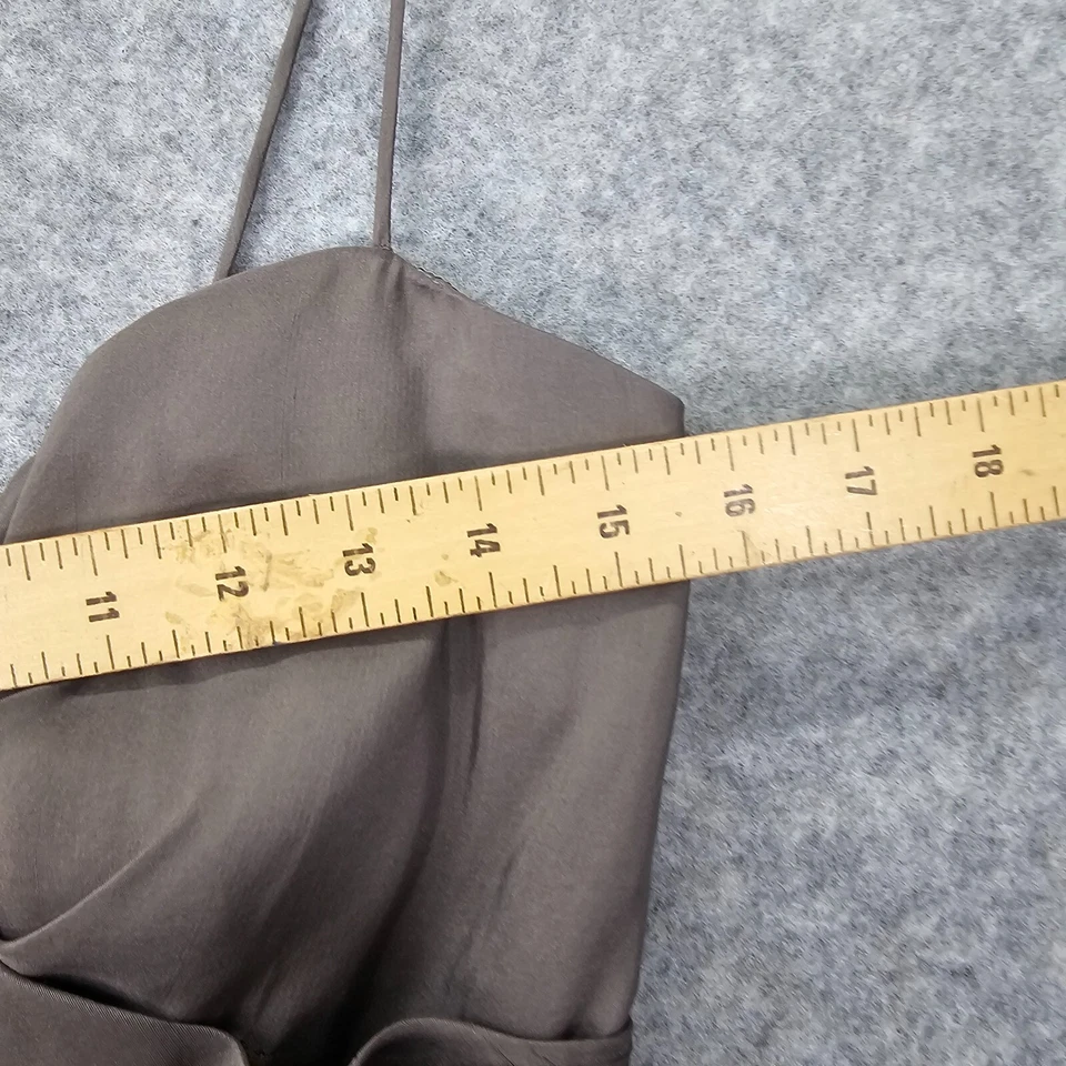 Vestido sin Mangas de Seda para Mujer XS 2 JENNY YOO Topo Envolvente Mini Funda Dama de honor Cóctel Foto 4 de 4