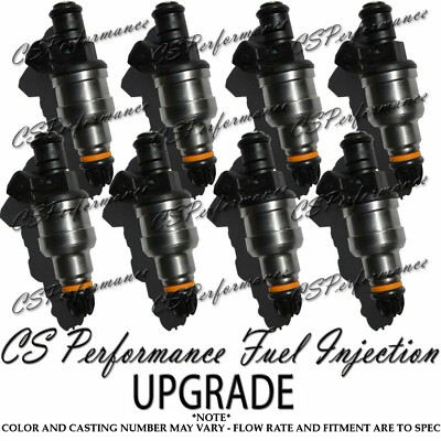 Bosch 4-HOLE UPGRADE Fuel Injector Set (8) for 1990 Cadillac Eldorado 4.5L V8
