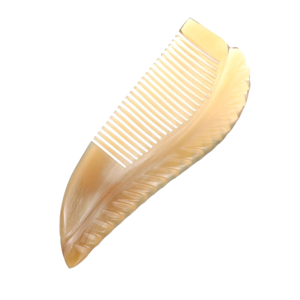 Wood Horn Comb Detangling Comb Scraping Massage Comb Head Massager Comb