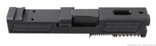 Glock 43 9mm RMSc Cut Nitride Finish Serrated Upper-USA MADE- FAST FREE SHIPPING