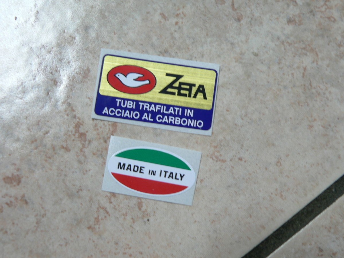 sticker adesivo per bici da corsa bianchi vintage Columbus ZETA