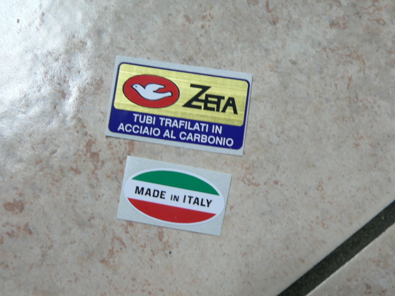 sticker adesivo per bici da corsa bianchi vintage Columbus ZETA +made in Italy