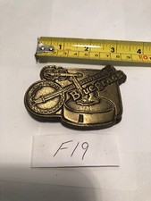 Vintage Belt Buckle Bluegrass Music Guitar Banjo Fiddle