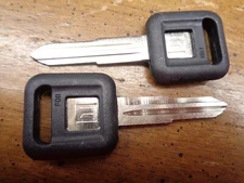 ISUZU BLANK KEY SPARE PACKAGE OF TWO NEW!