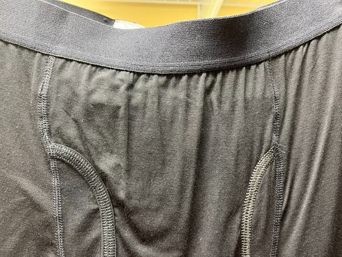 Smuggling Duds Mens Stash Boxer Brief Shorts Black Boxers with Pockets Large New - Picture 2 of 10