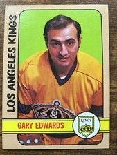  1972/73 Topps Hockey Card #151 Gary Edwards Los Angeles Kings VG-VG/EX
