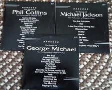 3 CDG SET 1980'S MALE KARAOKE HITS - MICHAEL JACKSON,PHIL COLLINS,GEORGE MICHAEL