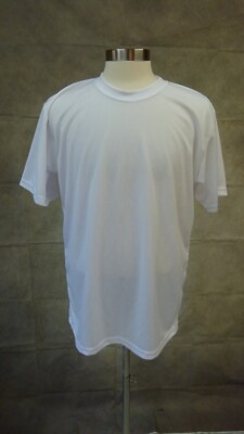Deo Sport Men s White Short Sleeve Crew Neck T-Shirt Size XL