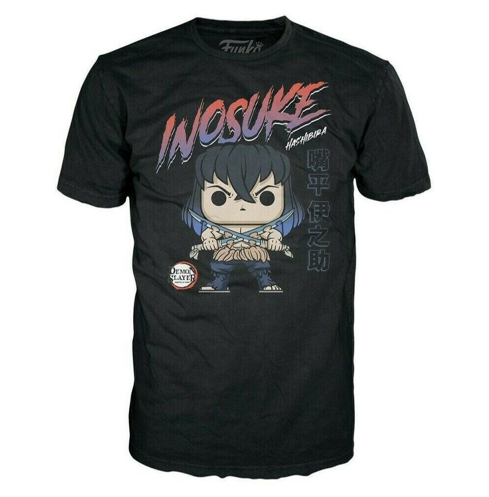 Camiseta Funko Pop Demon Slayer: Inosuke Hashibira Solo Xs M L Xl